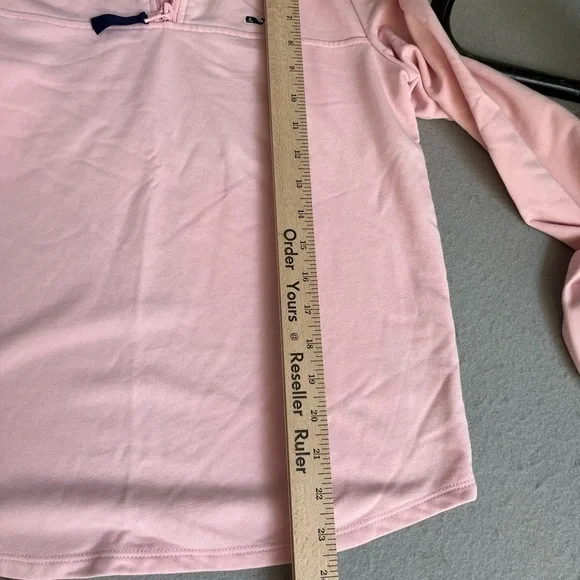 Vineyard Vines XS Pink 1/4 Zip Pullover - Picture 7 of 7